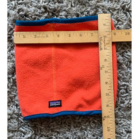 Patagonia orange Fleece Neck Gaiter Balaclava WINTER adult O/S - Picture 4 of 4